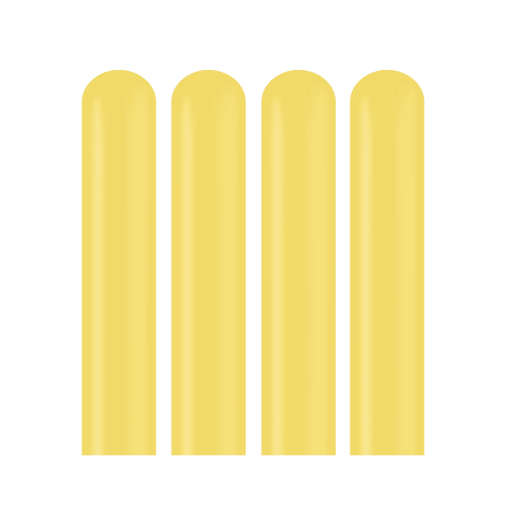 Clem-Tex Beyond 97" (246 cm) GL200 Bannière - Jaune Cristal - Ballons en latex