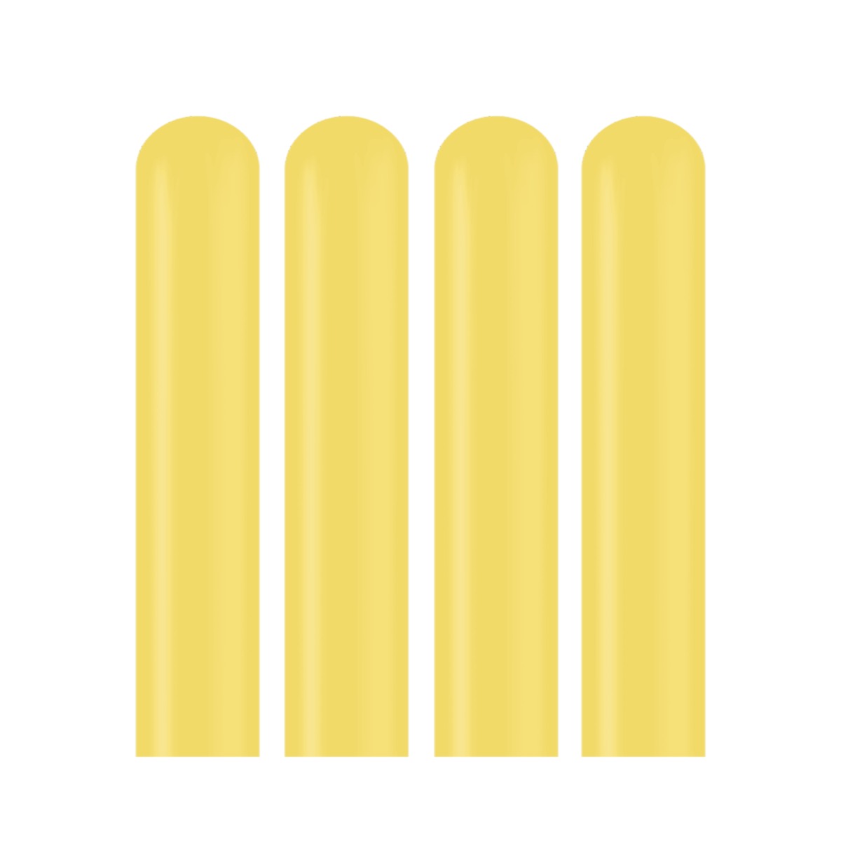 Clem-Tex Beyond 97" (246 cm) GL200 Bannière - Jaune Cristal - Ballons en latex