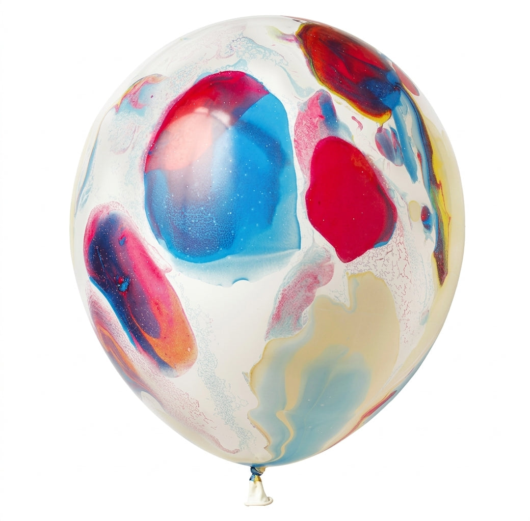 Clem-Tex Essential 14" (35 cm) - Assortiment Marbré - Ballons en latex