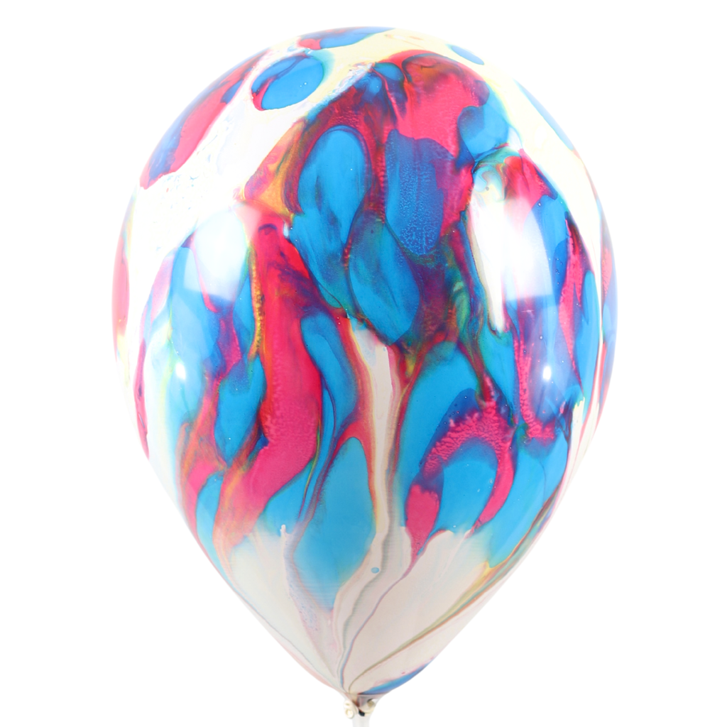 Clem-Tex Essential 14" (35 cm) - Assortiment Marbré - Ballons en latex