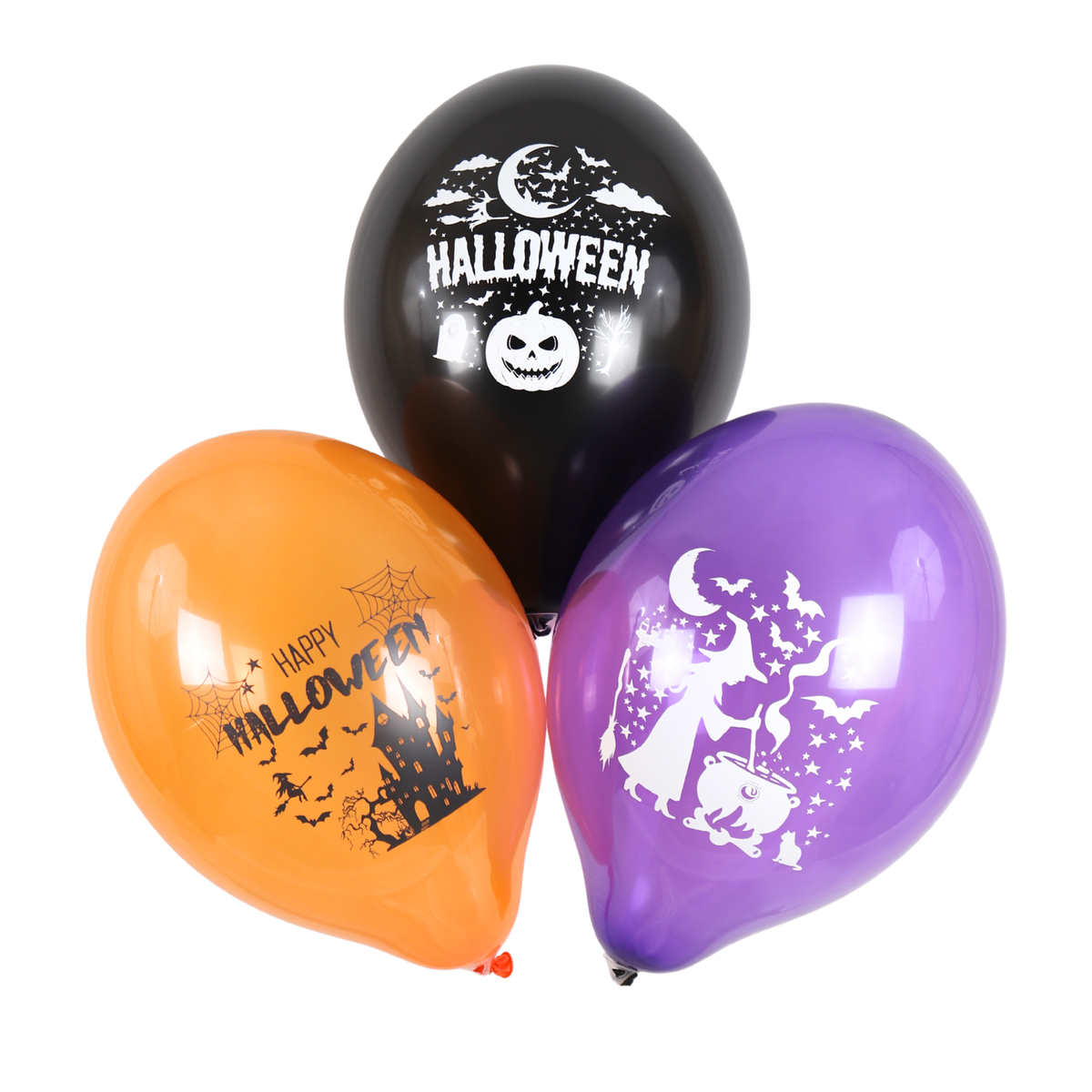 Clem-Tex Signature 14" (35 cm) - Mixte Halloween - Assortiment - Ballons en latex