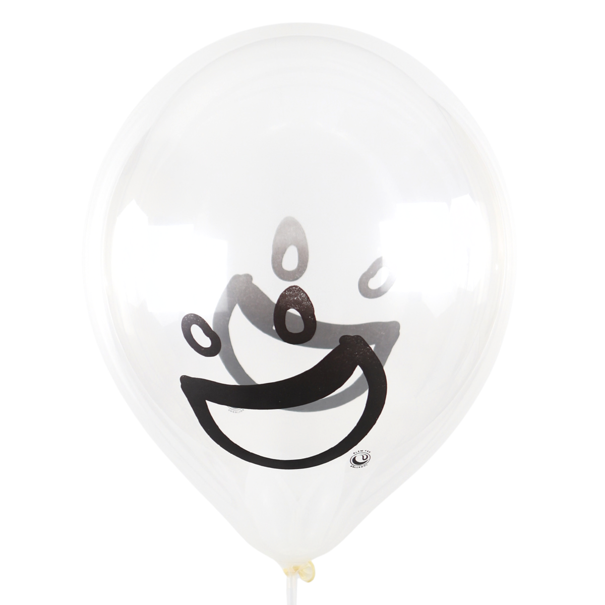 Clem-Tex Signature 18" (45 cm) - Big Smile - Assortiment Cristal - Ballons en latex