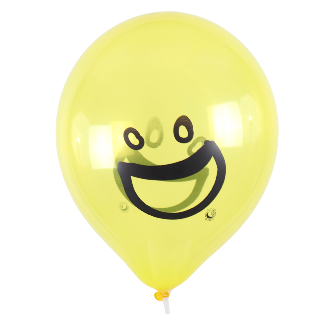 Clem-Tex Signature 18" (45 cm) - Big Smile - Assortiment Cristal - Ballons en latex