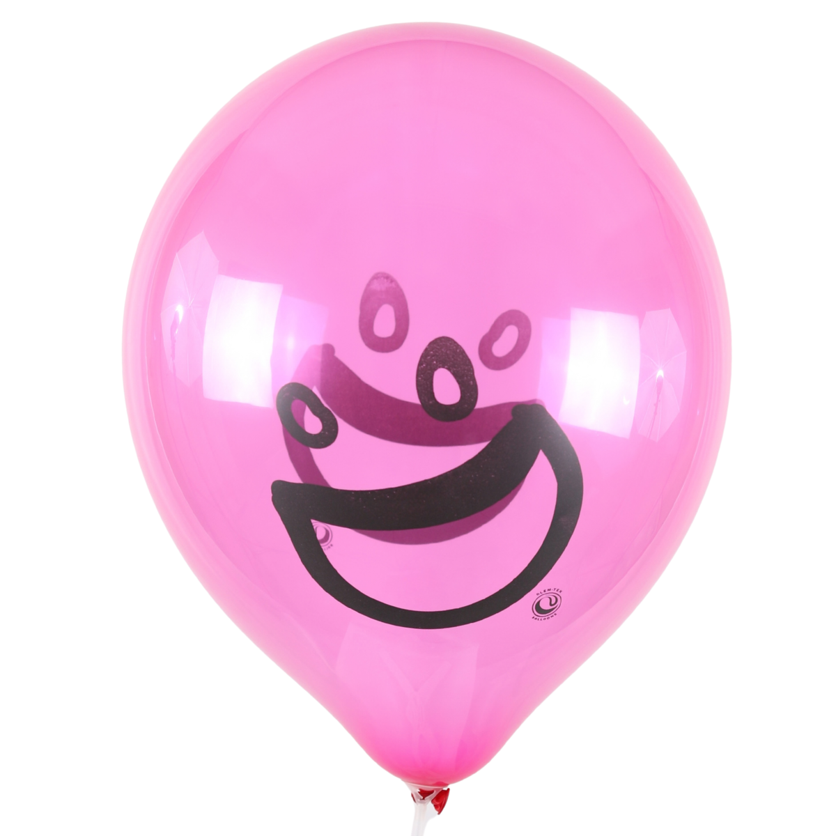 Clem-Tex Signature 18" (45 cm) - Big Smile - Assortiment Cristal - Ballons en latex