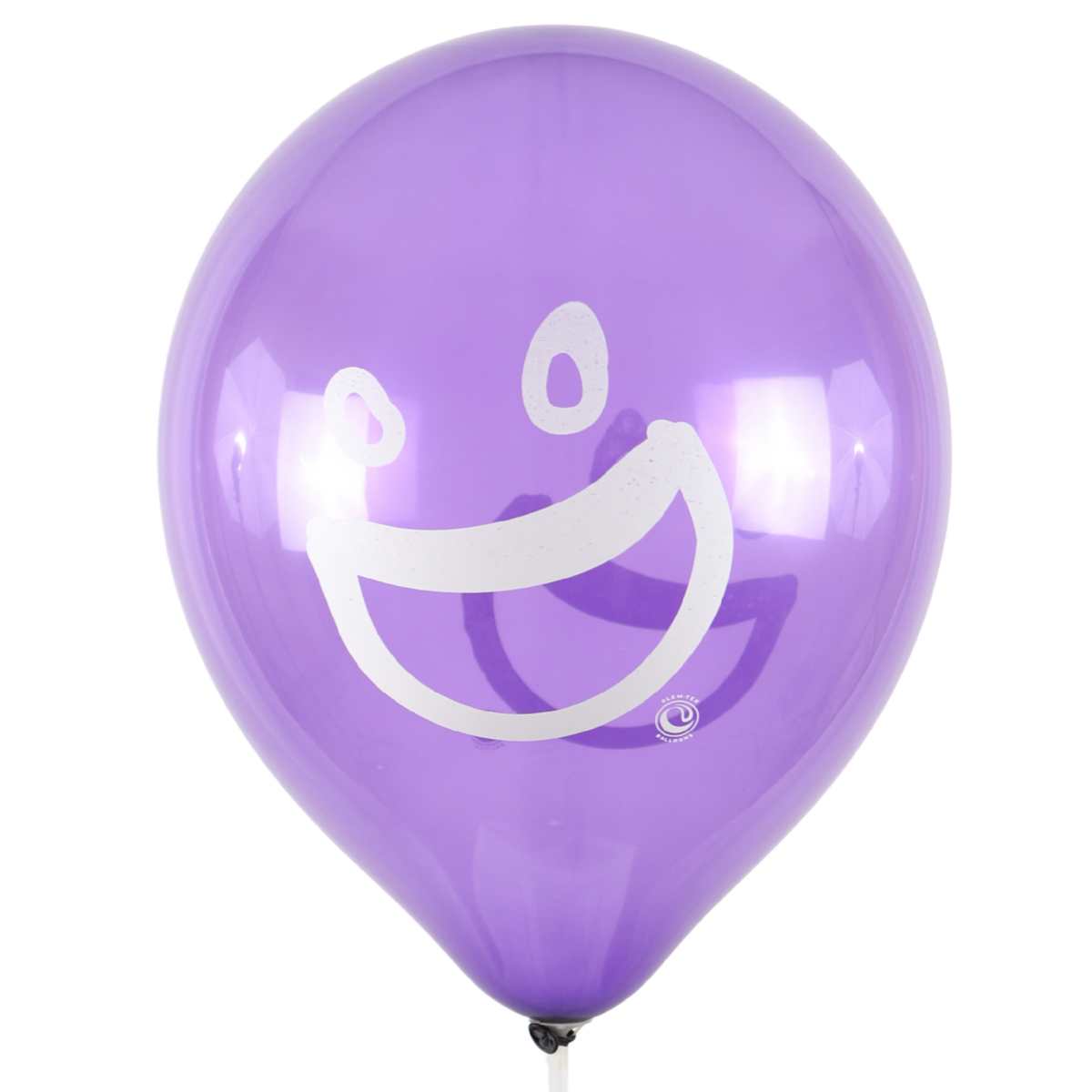 Clem-Tex Signature 18" (45 cm) - Big Smile - Assortiment Cristal - Ballons en latex