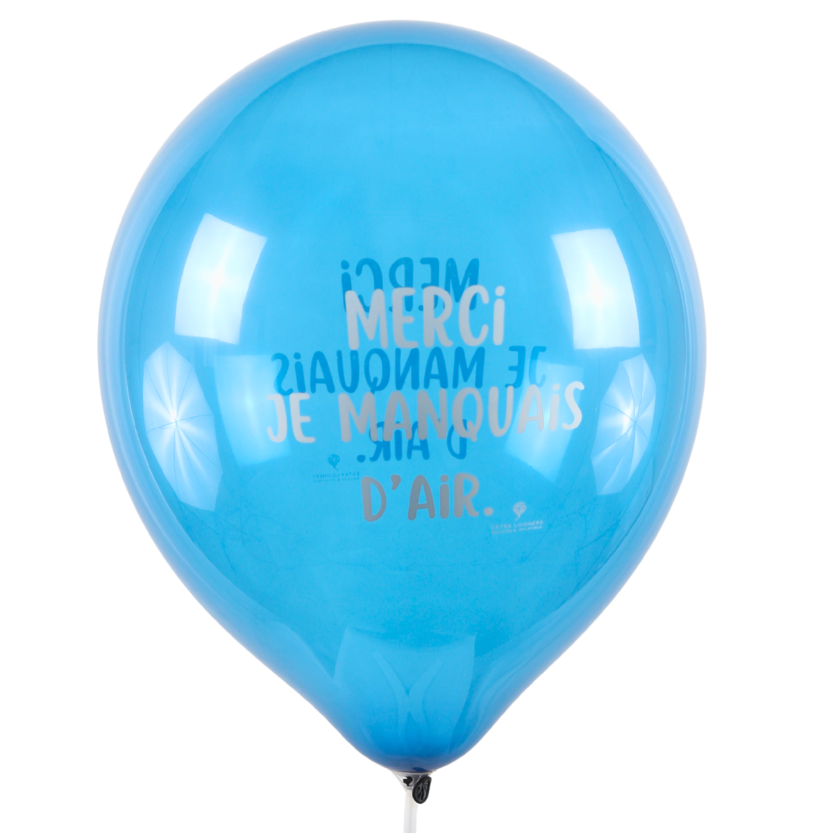 Clem-Tex Signature 18" (45 cm) - Phrases Gonflés - Assortiment Cristal - Ballons en latex