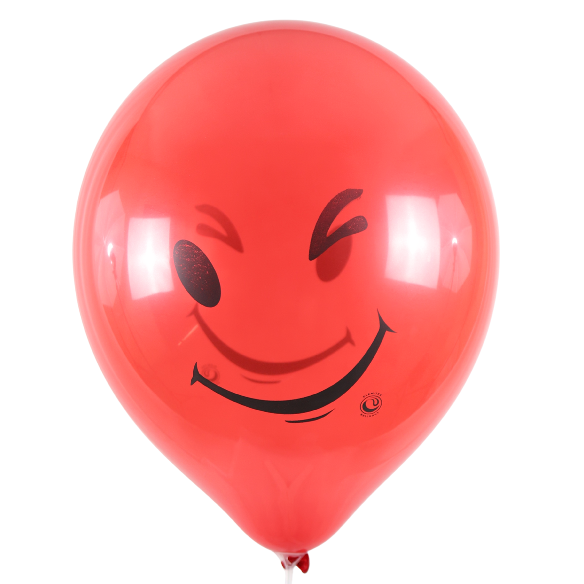 Clem-Tex Signature 18" (45 cm) - Smiley - Assortiment Cristal - Ballons en latex