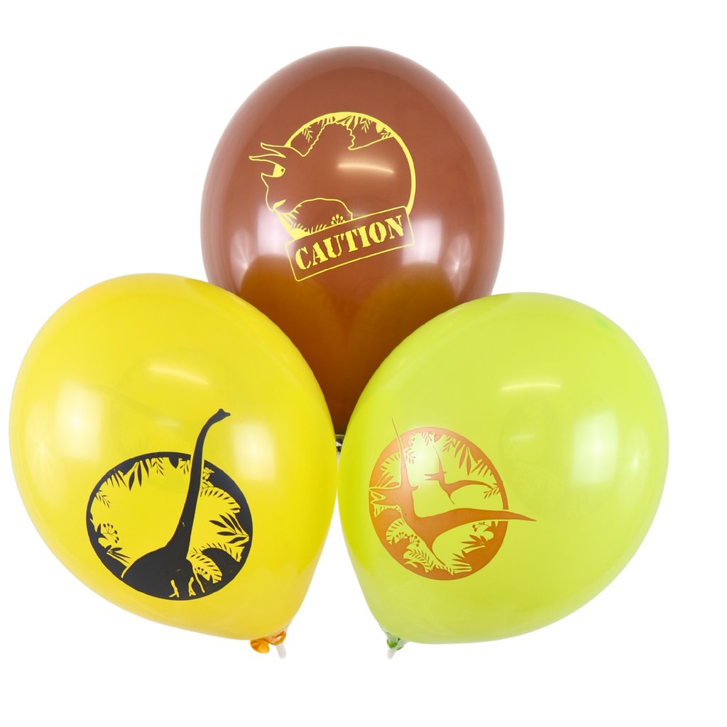 Clem-Tex Sundry 12" (30 cm) - Dino Mixte - Assortiment - Ballons en latex