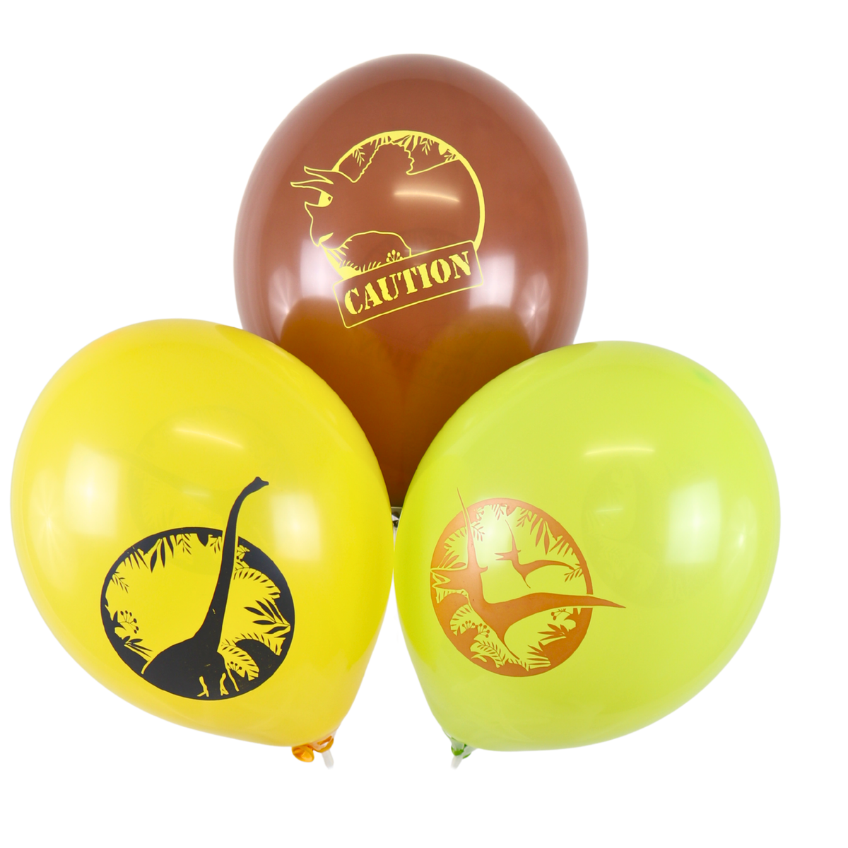 Clem-Tex Sundry 12" (30 cm) - Dino Mixte - Assortiment - Ballons en latex