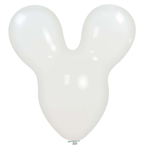 Clem-Tex Beyond 30" (76 cm) Souris - Blanc - Ballons en latex