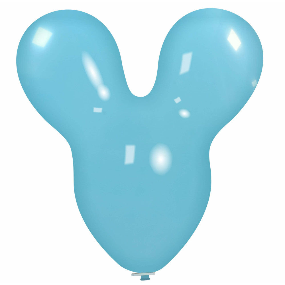 Clem-Tex Beyond 30" (76 cm) Souris - Bleu Ciel - Ballons en latex