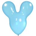 Clem-Tex Beyond 30" (76 cm) Souris - Bleu Cristal - Ballons en latex
