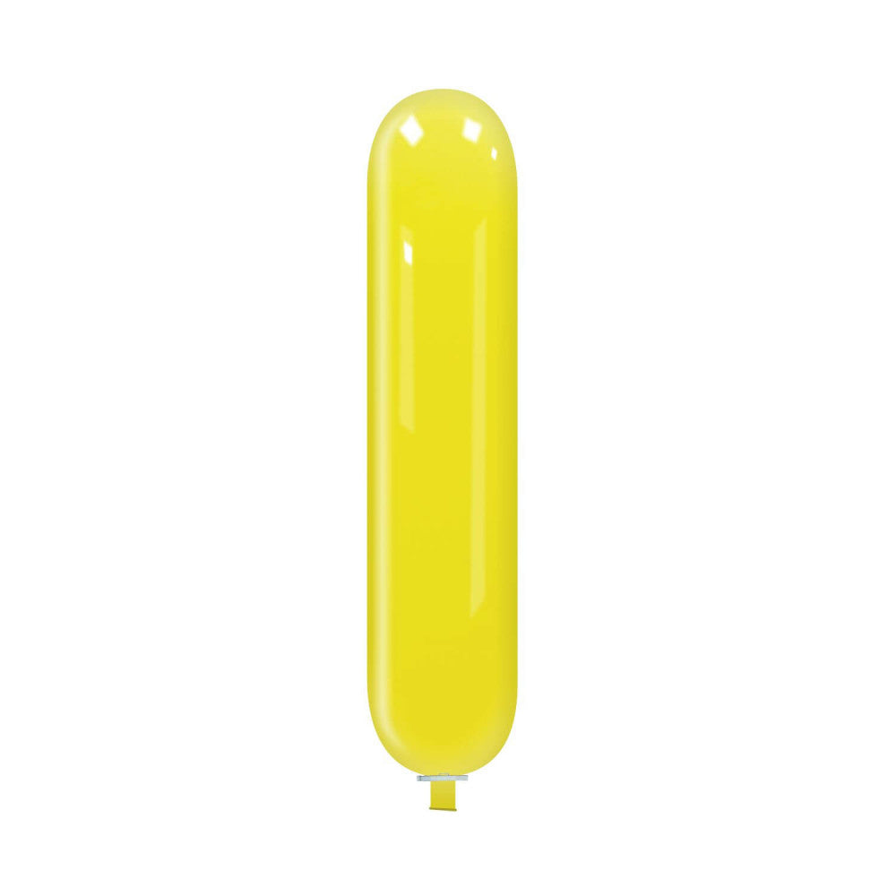 Clem-Tex Beyond 67" (170 cm) Bannière - Jaune - Ballons en latex