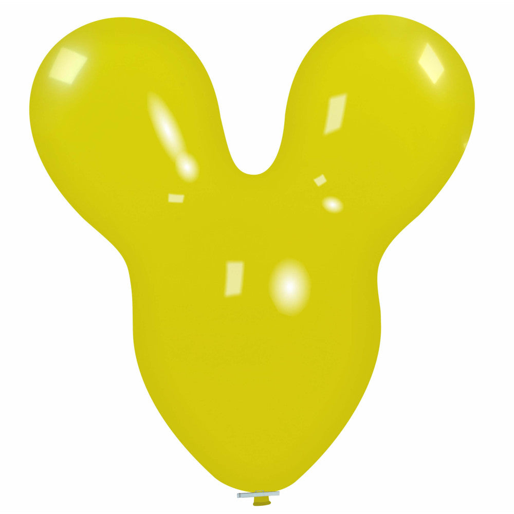 Clem-Tex Beyond 30" (76 cm) Souris - Jaune - Ballons en latex