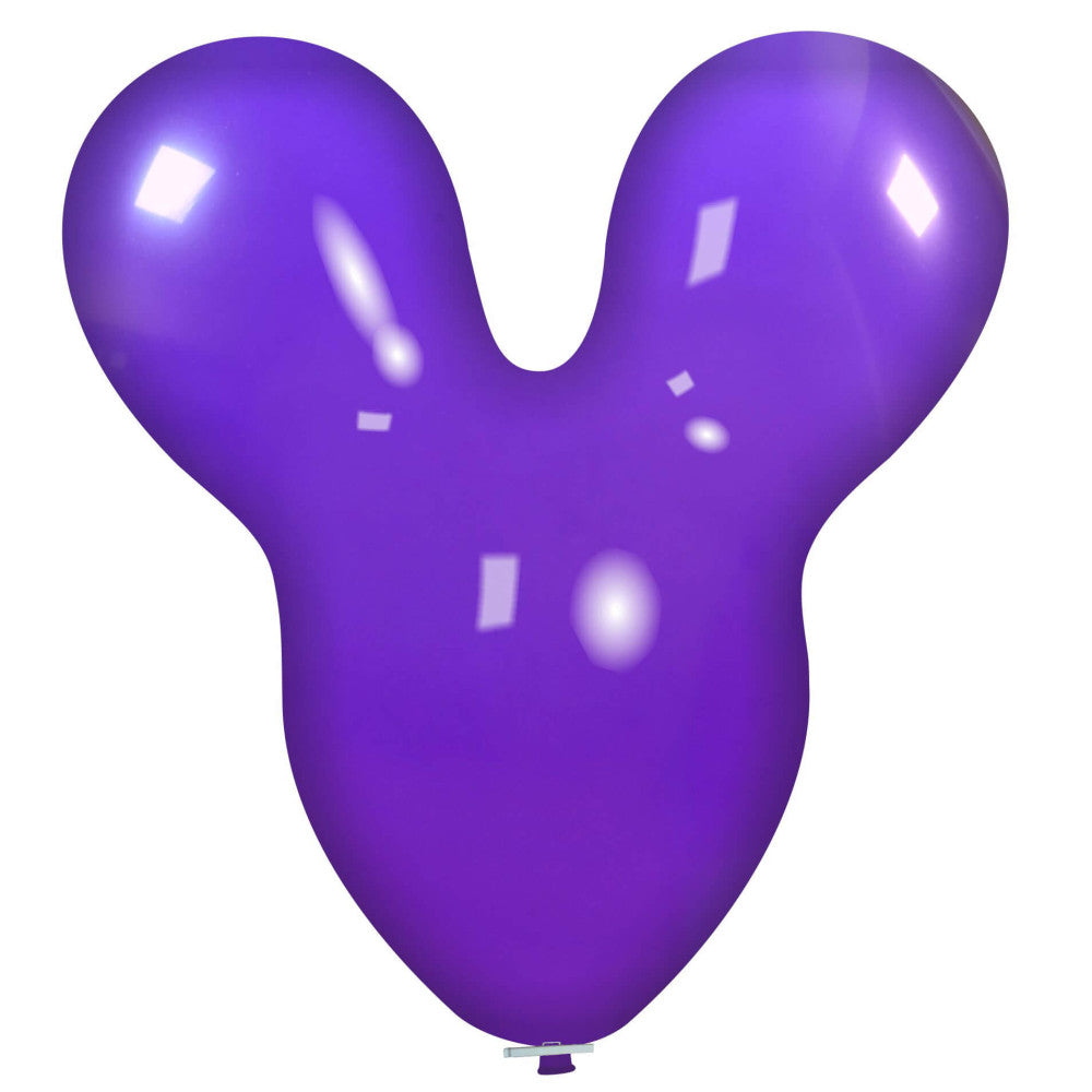 Clem-Tex Beyond 30" (76 cm) Souris - Violet - Ballons en latex