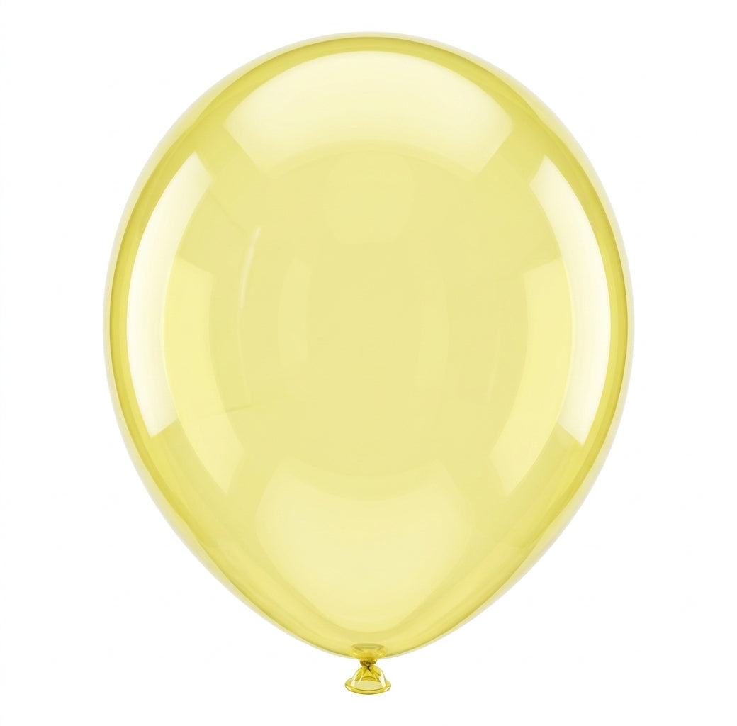 Clem-Tex Essential 16" (40 cm) - Crystal Yellow - Latex Balloons