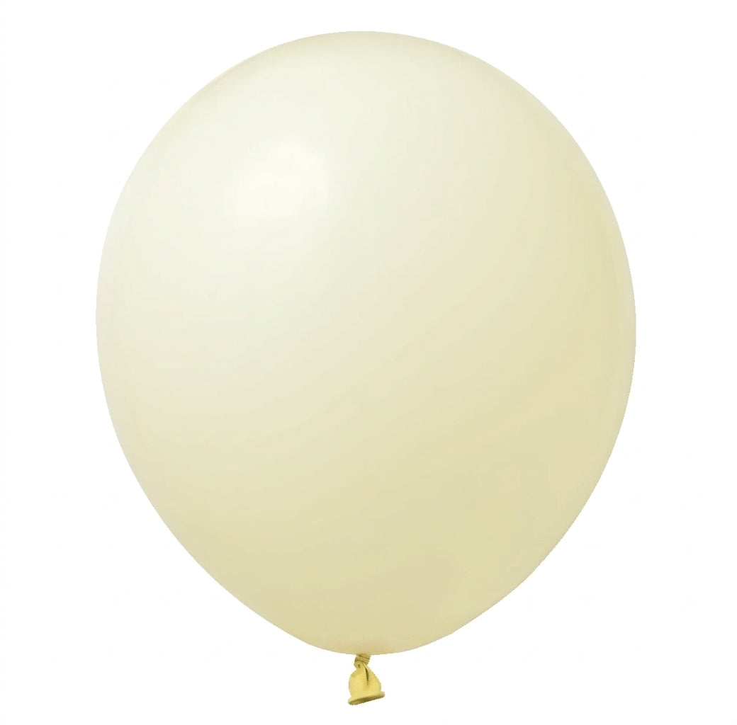 Clem-Tex Essential 16" (40 cm) - Vanille Macaron - Ballons en latex