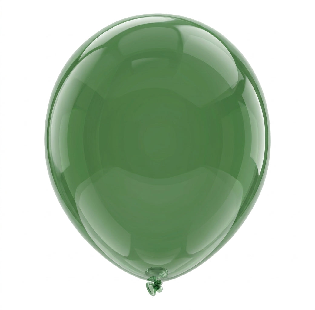 Clem-Tex Essential 16" (40 cm) - Vert Émeraude Cristal - Ballons en latex