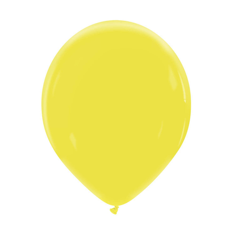 Clem-Tex Signature 12" (30 cm) - Jaune Citron - Ballons en latex