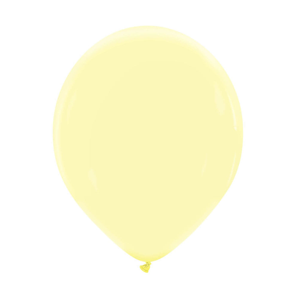 Clem-Tex Signature 12" (30 cm) - Crème Citron - Ballons en latex
