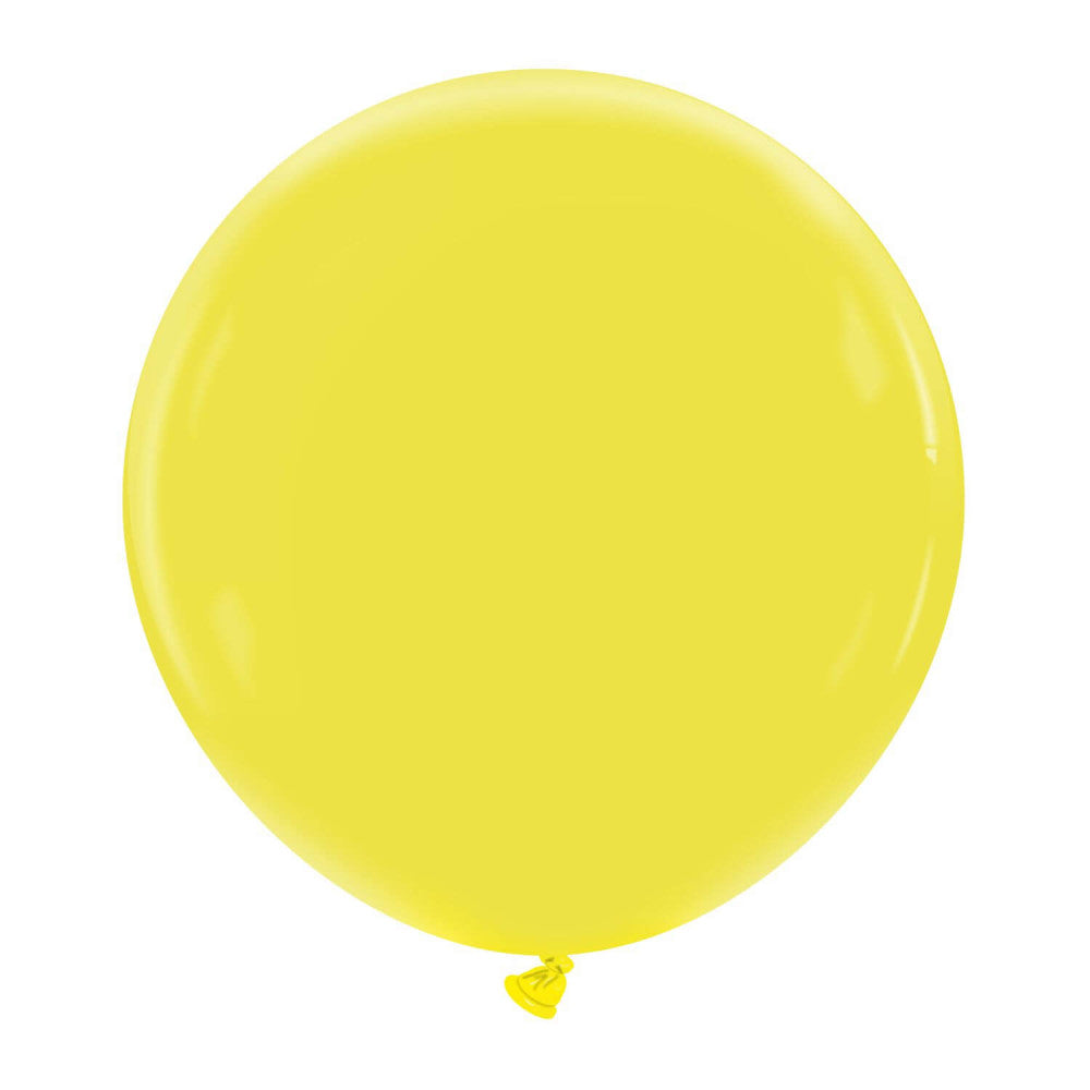 Clem-Tex Signature 24" (60 cm) - Jaune Citron - Ballons en latex