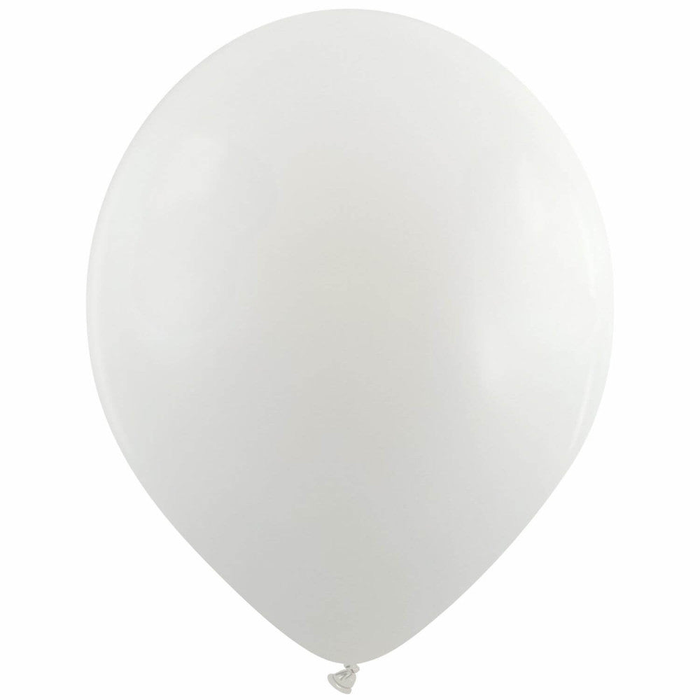 Clem-Tex Sundry 14" (35 cm) - Fashion White - Latex Balloons