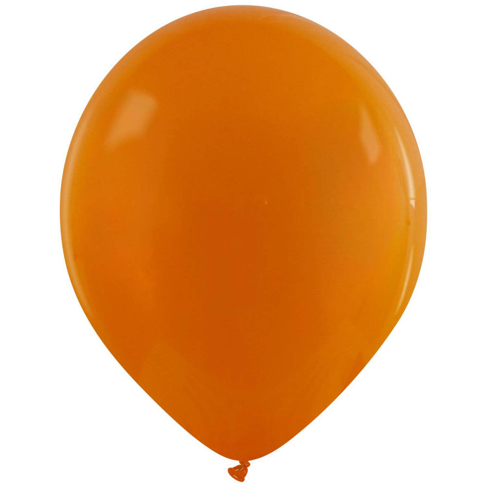 Clem-Tex Sundry 14" (35 cm) - Fashion Carrot Orange - Latex Balloons