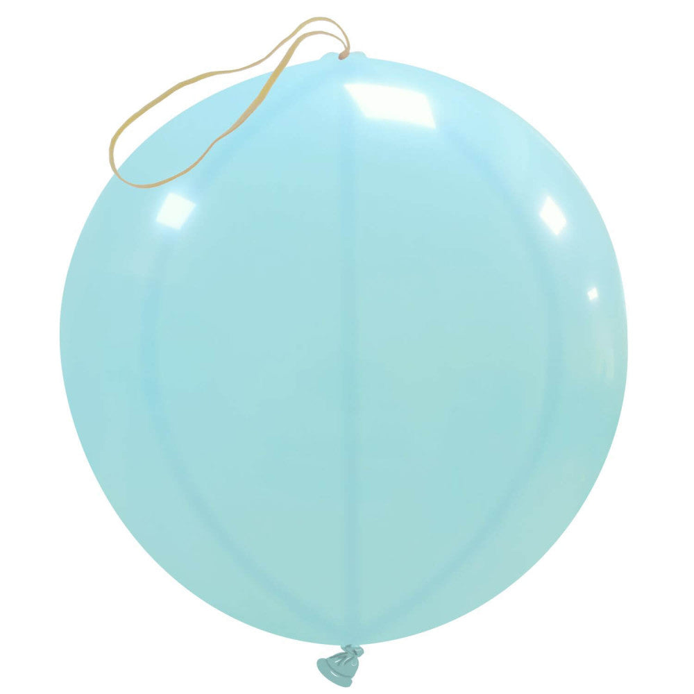 Clem-Tex Sundry 18" (45 cm) Punchball - Sky Blue - Latex Balloons