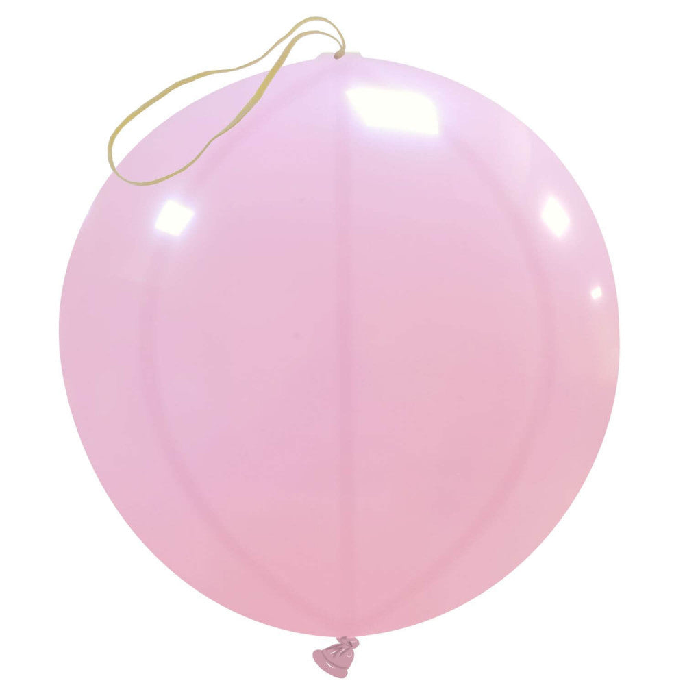 Clem-Tex Sundry 18" (45 cm) Punch Ball - Pink - Latex Balloons