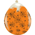 Clem-Tex Sundry 18" (45 cm) Stuffer - Spiderwebs - Transparent - Latex balloons