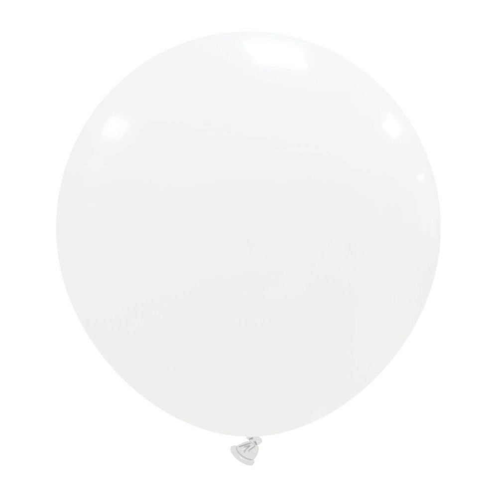 Clem-Tex Sundry 19 pouces (48 cm) - Blanc - Ballon en latex