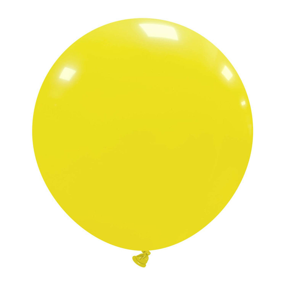 Clem-Tex Sundry 19 pouces (48 cm) - Jaune - Ballon en latex