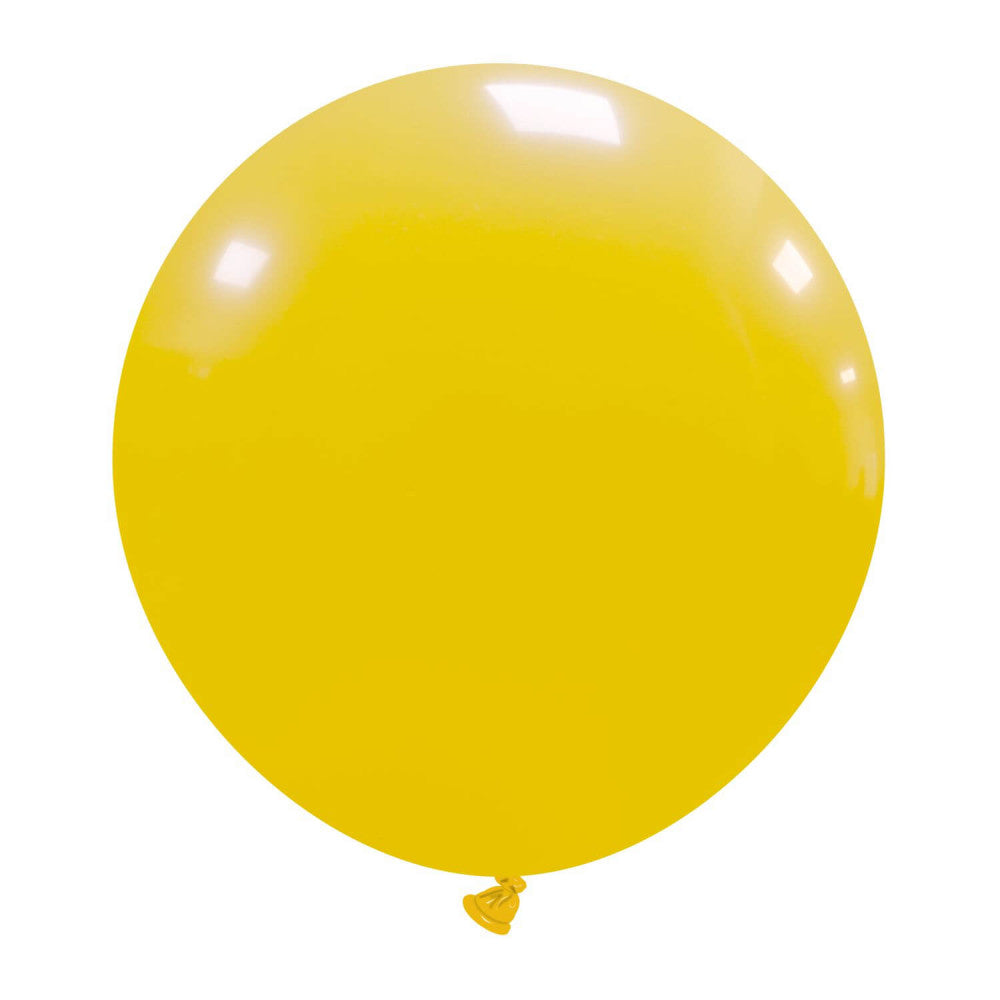 Clem-Tex Sundry 19 pouces (48 cm) - Jaune Foncé - Ballon en latex