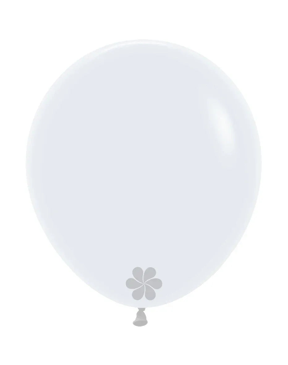 Sempertex 18" (45 cm) Fashion White - Latex Balloons