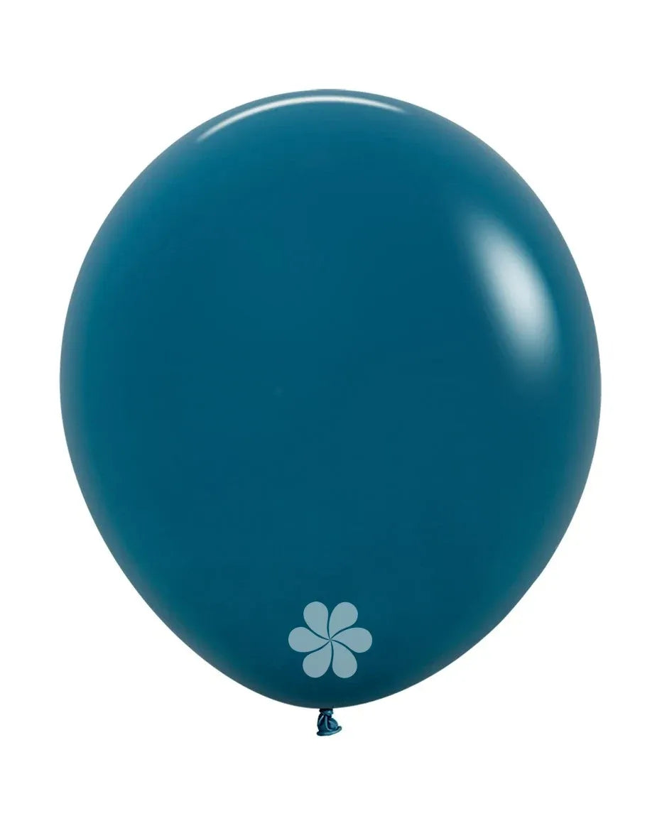 Sempertex 18" (45 cm) Deep Teal Fashion - Latex Balloons