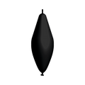 Rifco Beyond 12"x30" (30 x 76 cm) Link - Noir - Ballons en latex