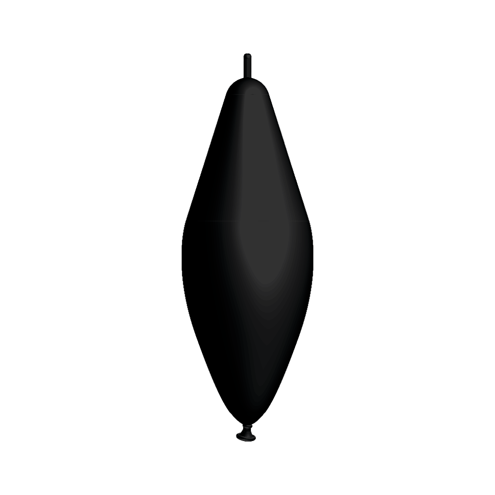 Rifco Beyond 12"x30" (30 x 76 cm) Link - Noir - Ballons en latex