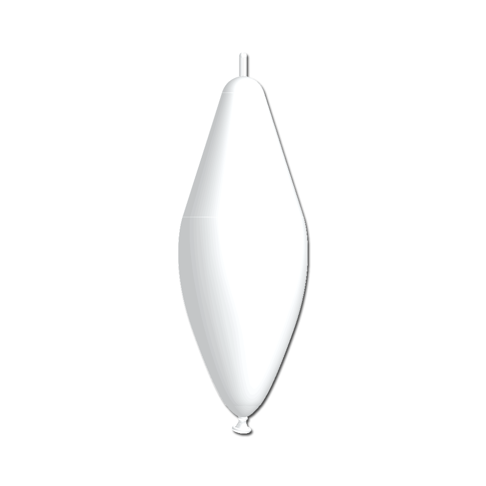 Rifco Beyond 12"x30" (30 x 76 cm) Link - Blanc - Ballons en latex
