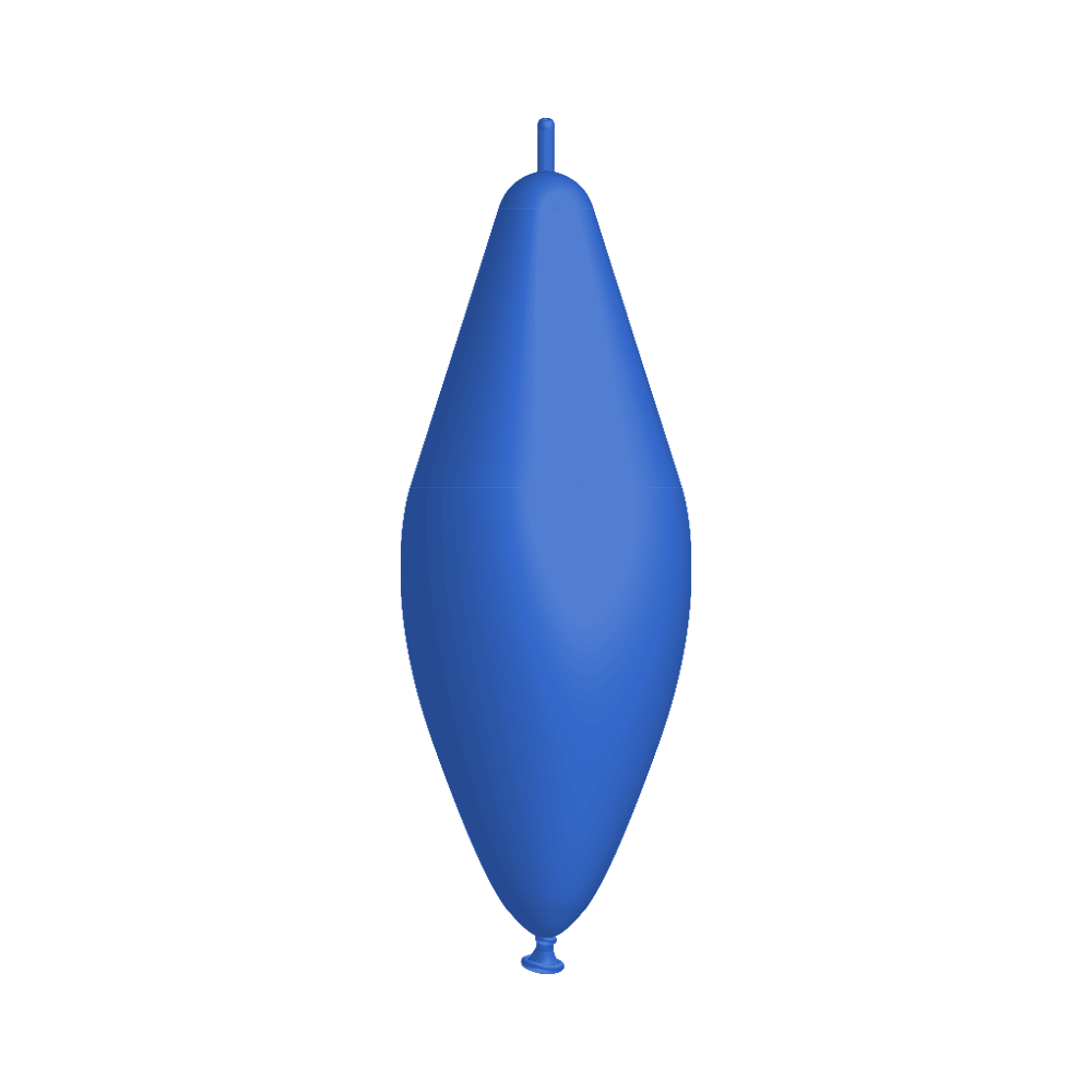 Rifco Beyond 12"x30" (30 x 76 cm) Link - Bleu - Ballons en latex
