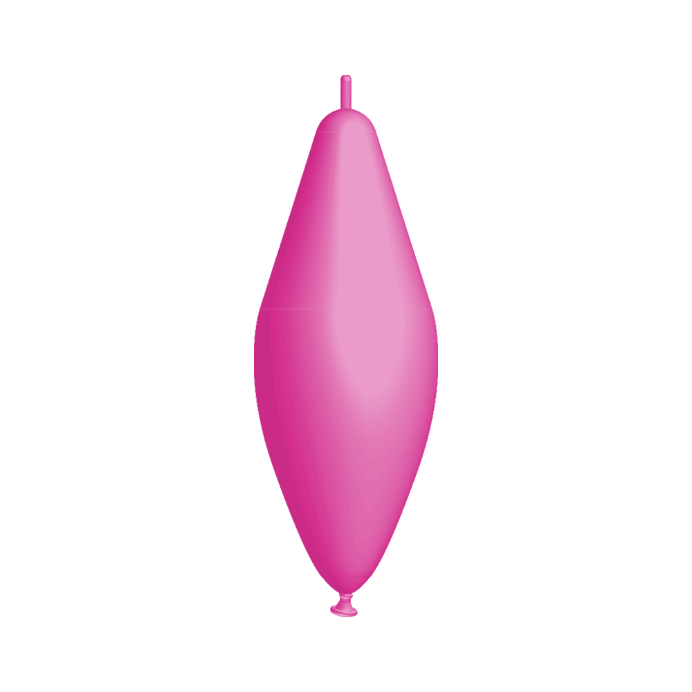 Rifco Beyond 12"x30" (30 x 76 cm) Link - Fuchsia - Ballons en latex