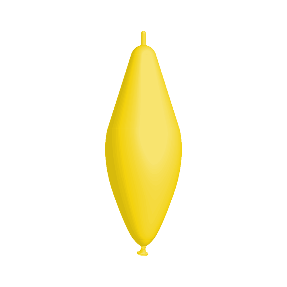 Rifco Beyond 12"x30" (30 x 76 cm) Link - Jaune - Ballons en latex