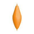 Rifco Beyond 12"x30" (30 x 76 cm) Link - Orange - Ballons en latex