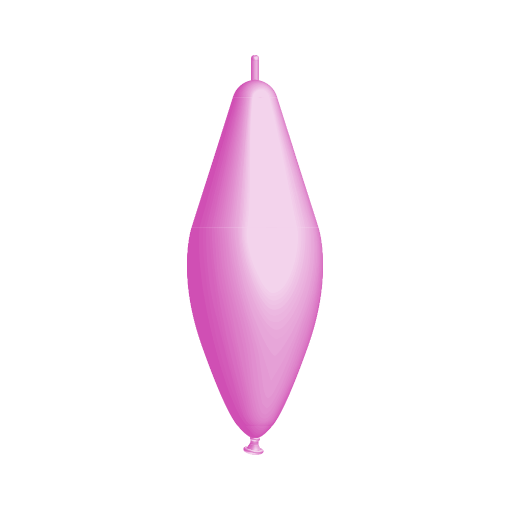 Rifco Beyond 12"x30" (30 x 76 cm) Link - Rose - Ballons en latex