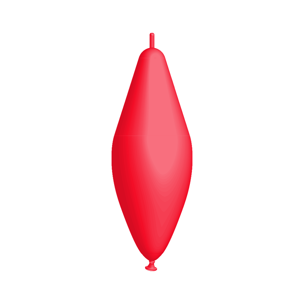 Rifco Beyond 12"x30" (30 x 76 cm) Link - Rouge - Ballons en latex