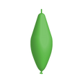 Rifco Beyond 12"x30" (30 x 76 cm) Link - Vert - Ballons en latex