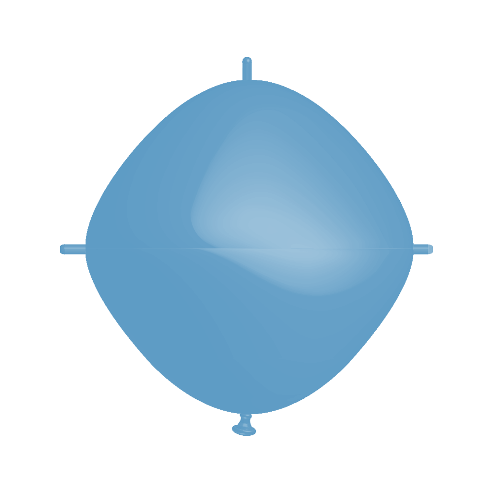 Rifco Beyond 18"x18" (45 x 45 cm) Squareloon - Light Blue - Latex Balloons