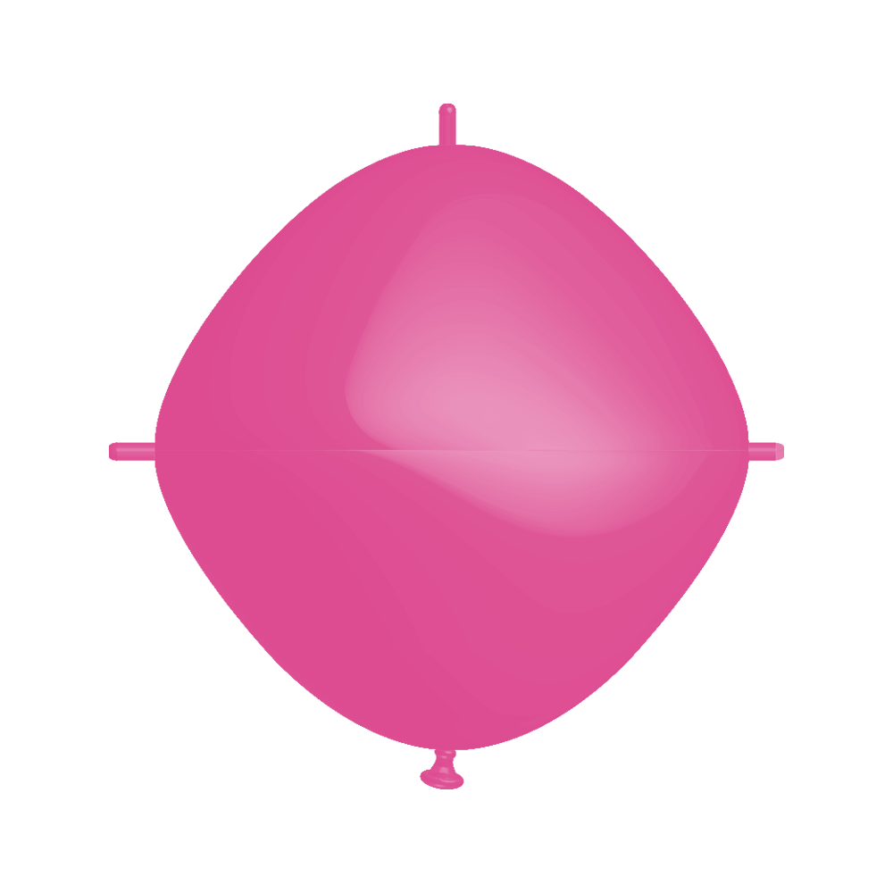 Rifco Beyond 18" x 18" (45 x 45 cm) Squareloon – Fuchsia – Latex Balloons