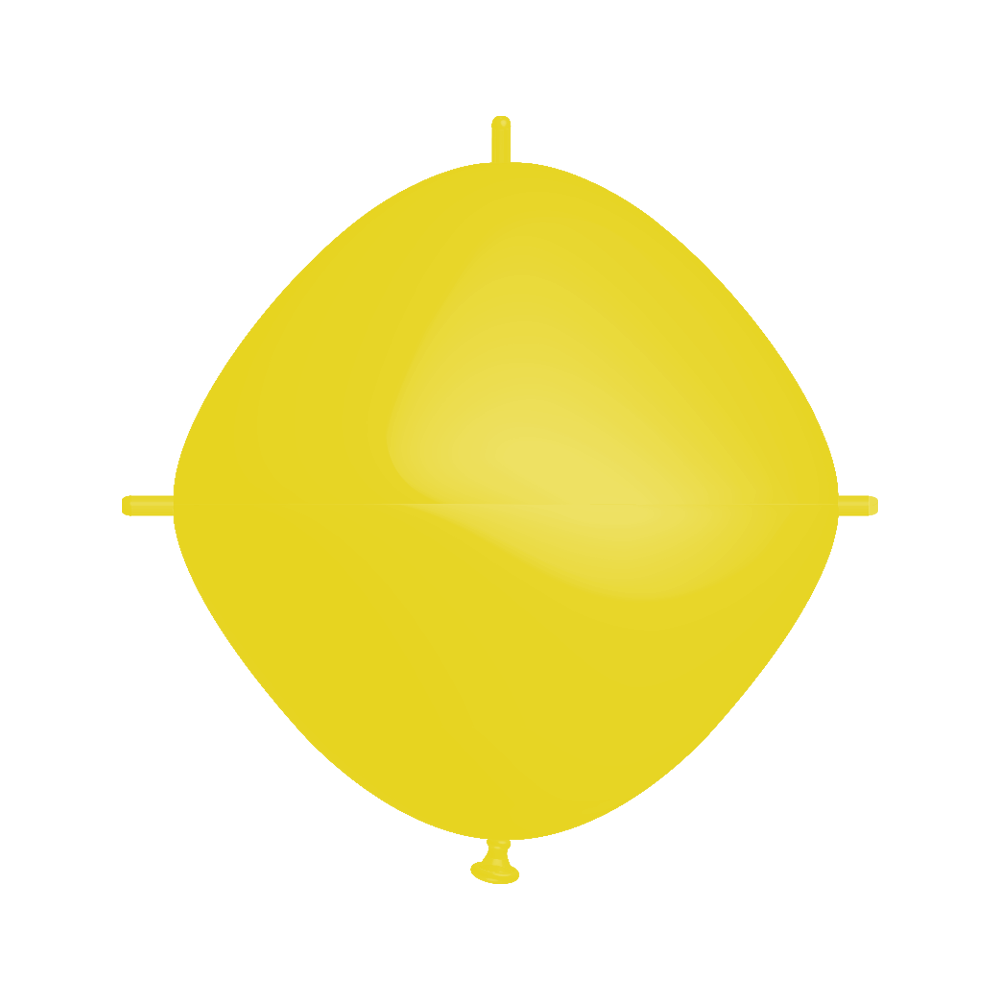 Rifco Beyond 18"x18" (45 x 45 cm) Squareloon - Yellow - Latex Balloons