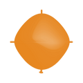 Rifco Beyond 18"x18" (45 x 45 cm) Squareloon - Orange - Latex balloons