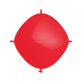 Rifco Beyond 18"x18" (45 x 45 cm) Squareloon - Red - Latex Balloons